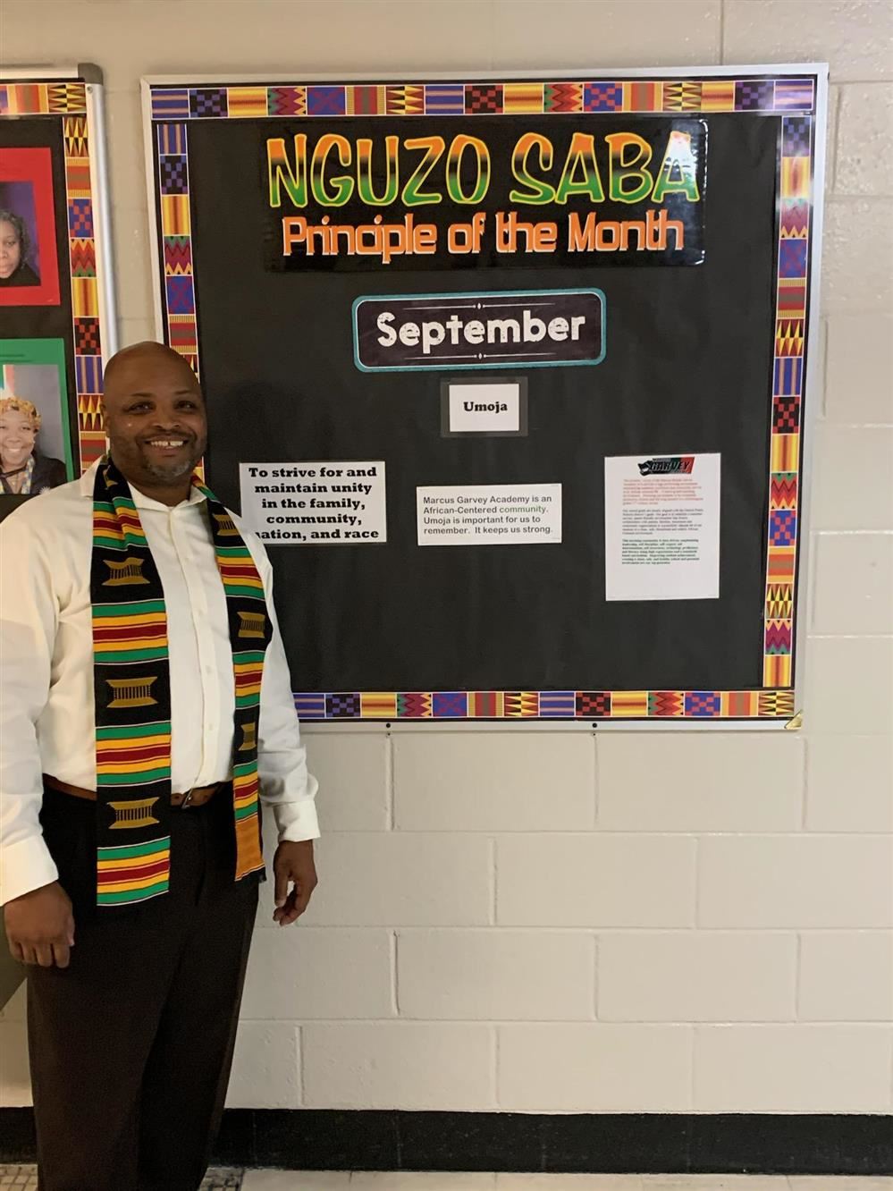  Principal with African Garb